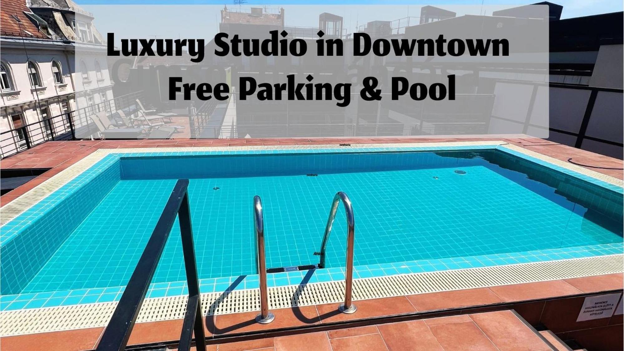 Luxe Central Studio With Pool, Parking & Ac Βουδαπέστη Εξωτερικό φωτογραφία